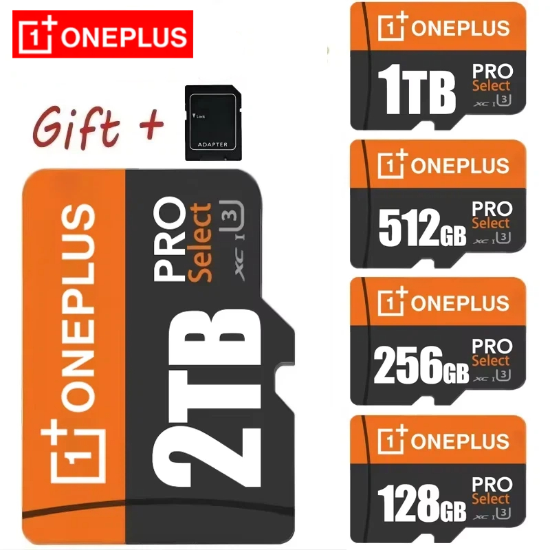 Drone Camera 4K - การ์ดหน่วยความจำความเร็วสูง OnePlus ของแท้ ความจุ 2TB การ์ดหน่วยความจำแฟลชความจุขนาดใหญ่