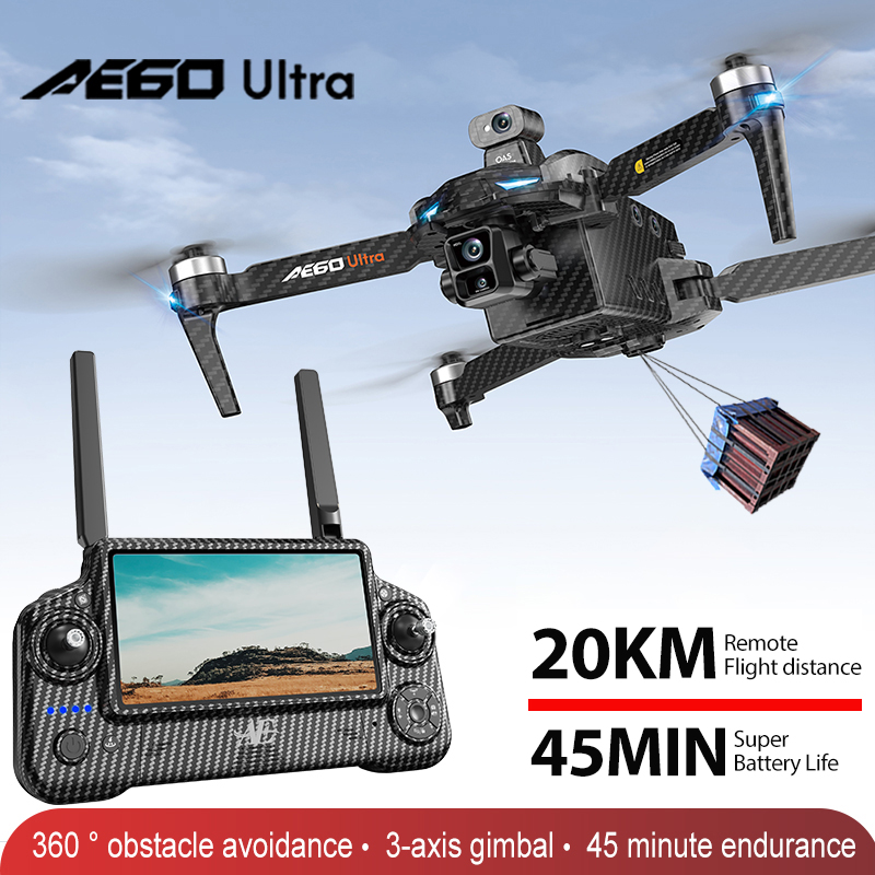 Drone Camera Hd - โดรน AE60 GPS ระดับมืออาชีพ กล้อง 8K