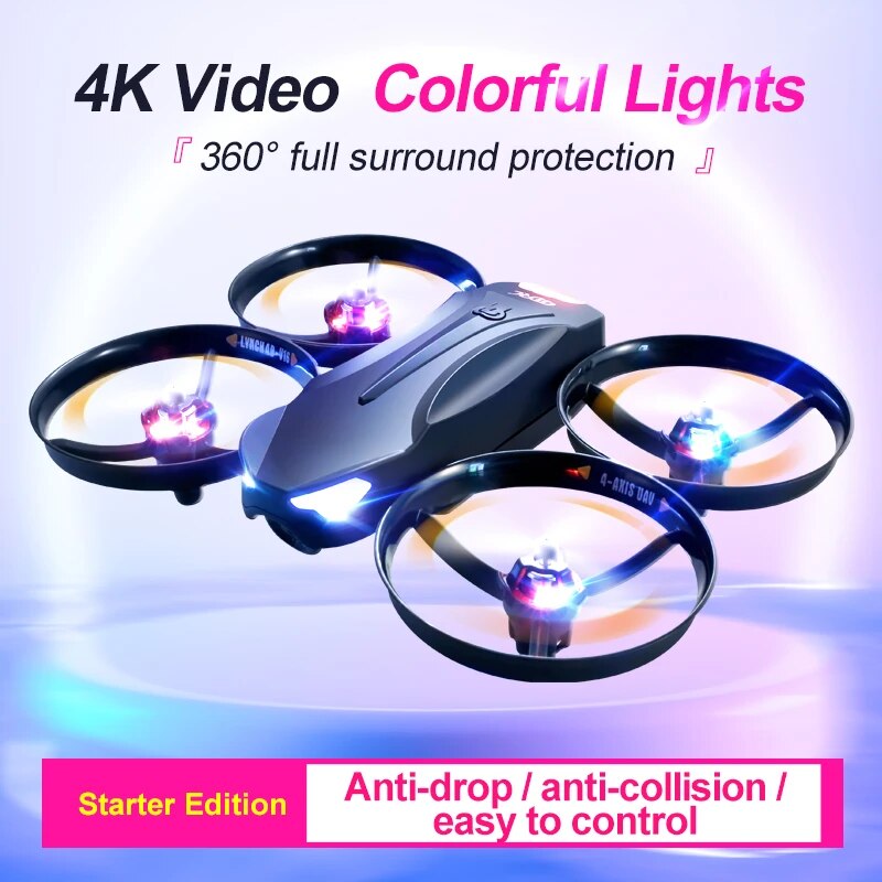 Drone Camera Wide Angle - โดรน V16พร้อมกล้องมุมกว้าง HD 4K 1080P โดรน