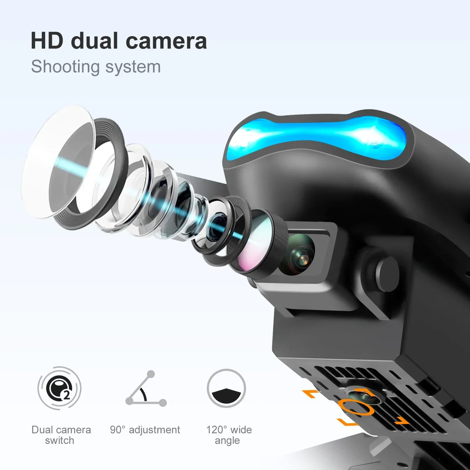 โดรนรุ่นใหม่ E99 Pro HD 4K กล้ - Drone Camera Night Vision บทวิจารณ์และราคา