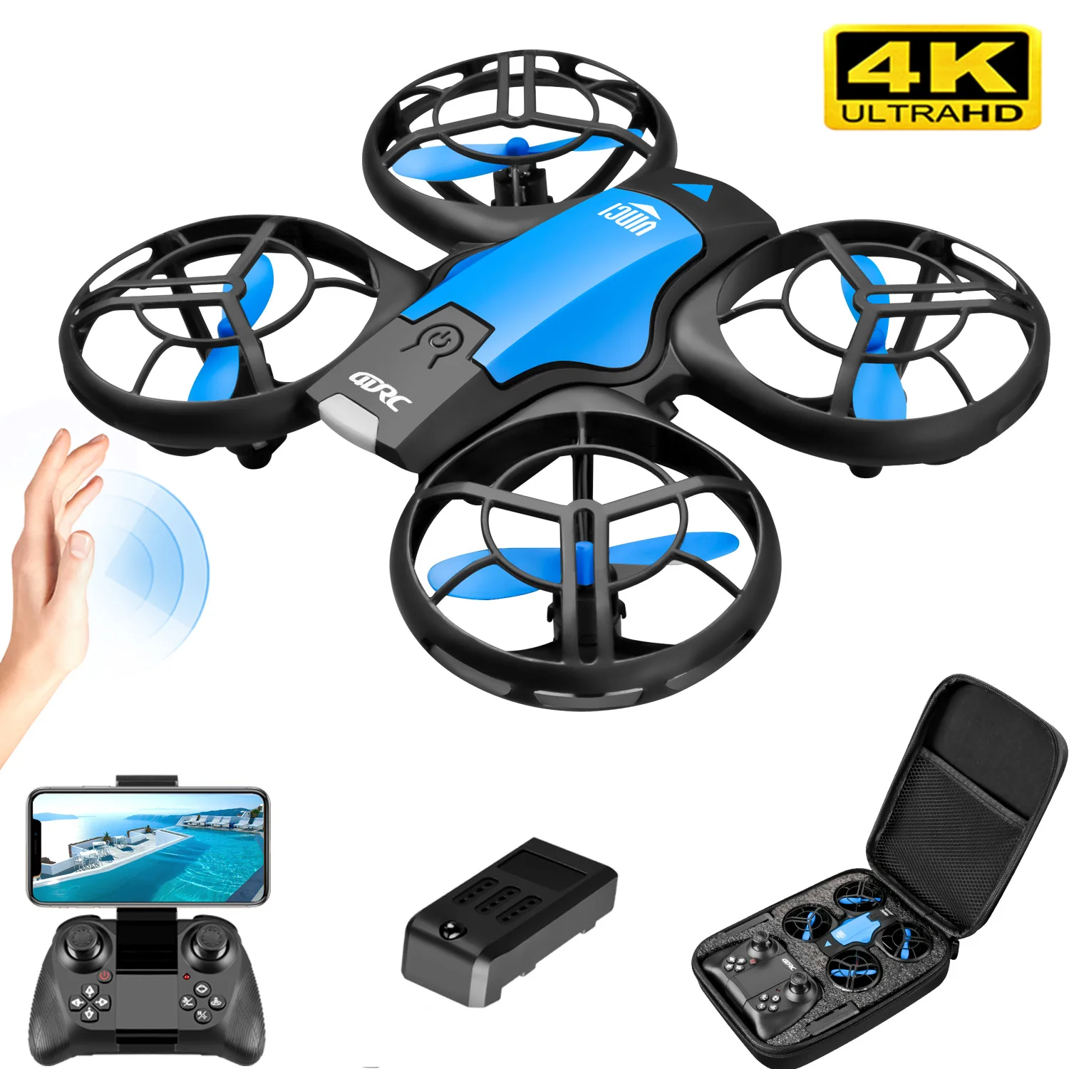 โดรน V8 รุ่นใหม่ขนาดเล็ก 4K ระ - Drone Camera Hd บทวิจารณ์และราคา