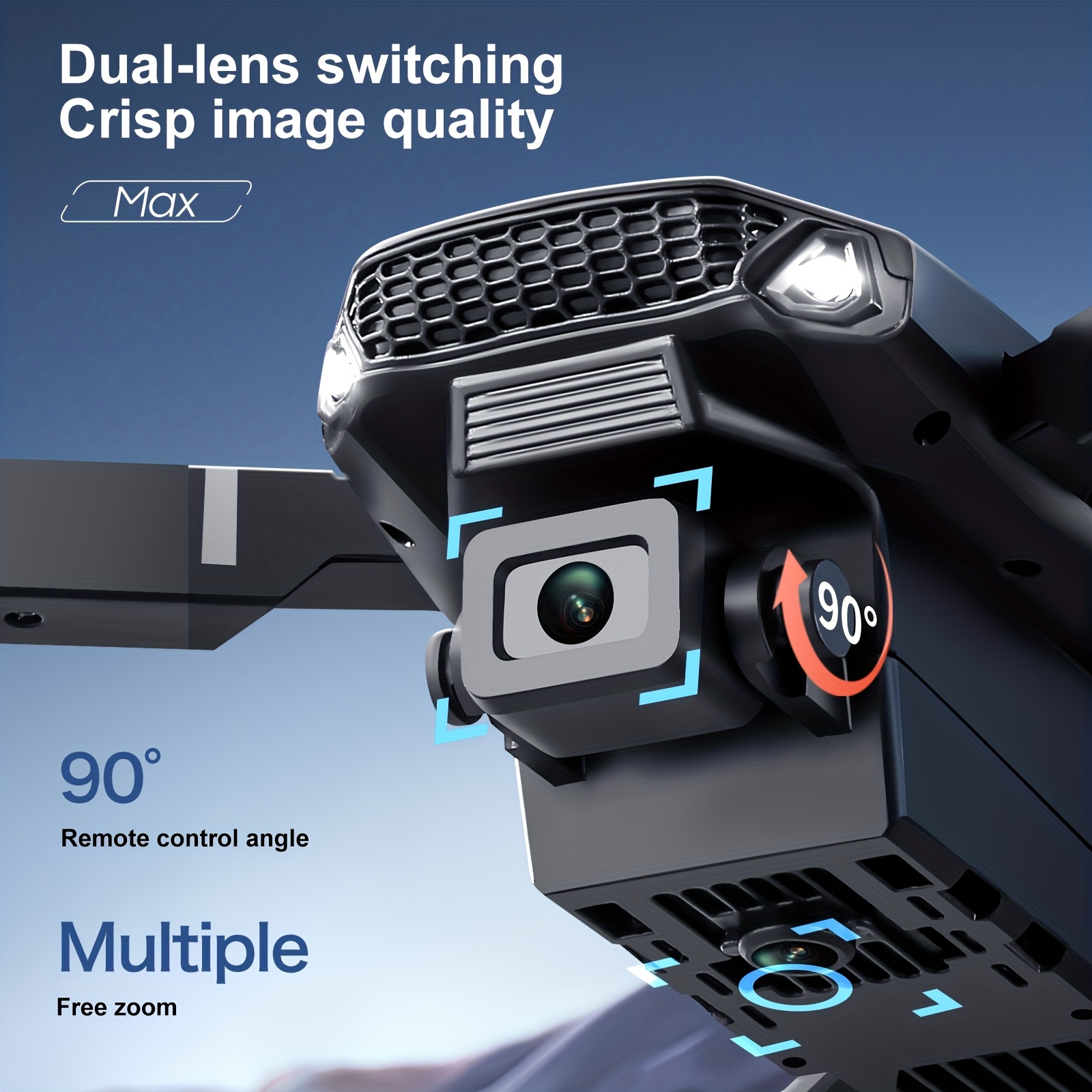 โดรนพับได้รุ่นอัปเกรด E88 PRO  - Drone Camera Hd บทวิจารณ์และราคา