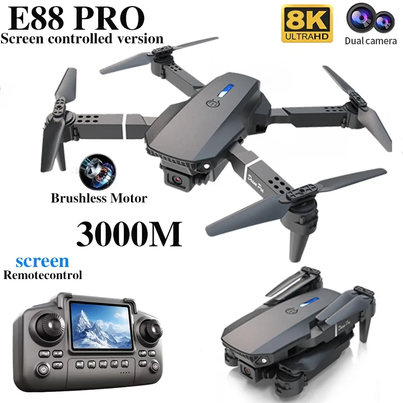 โดรนรุ่น Professional E88 PRO  - Drone Camera 4K บทวิจารณ์และราคา