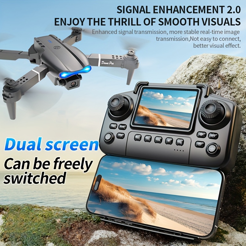 โดรนพับได้รุ่น E99 PRO MAX พร้ - Drone Camera Lens บทวิจารณ์และราคา