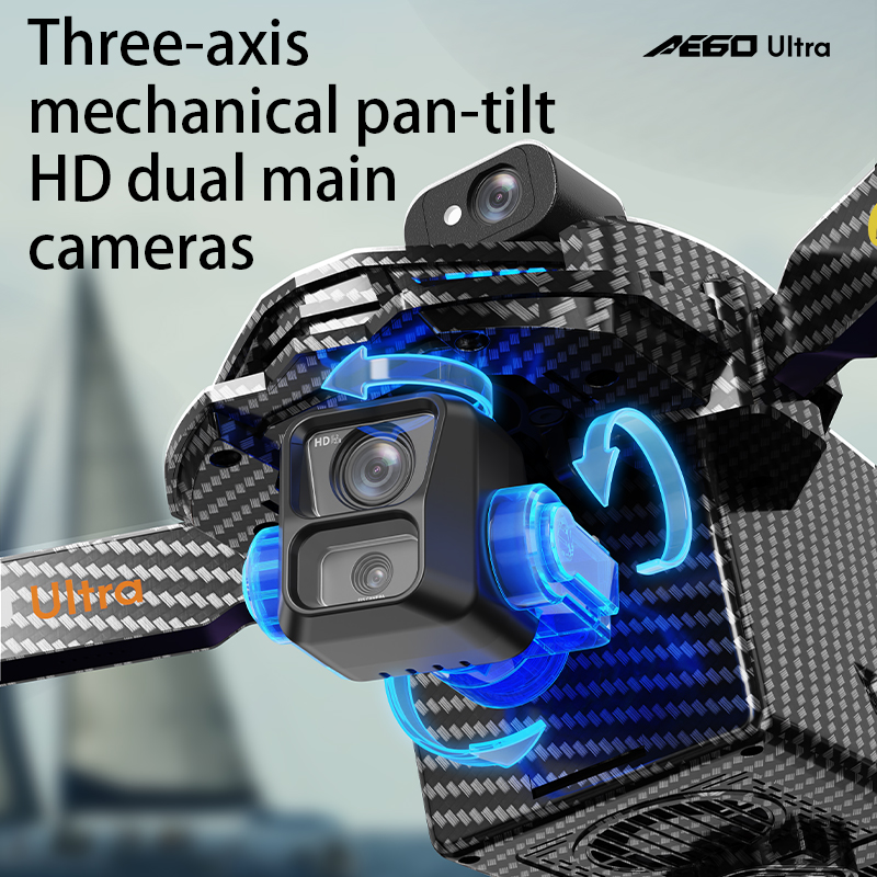 โดรน AE60 GPS ระดับมืออาชีพ กล - Drone Camera Hd บทวิจารณ์และราคา