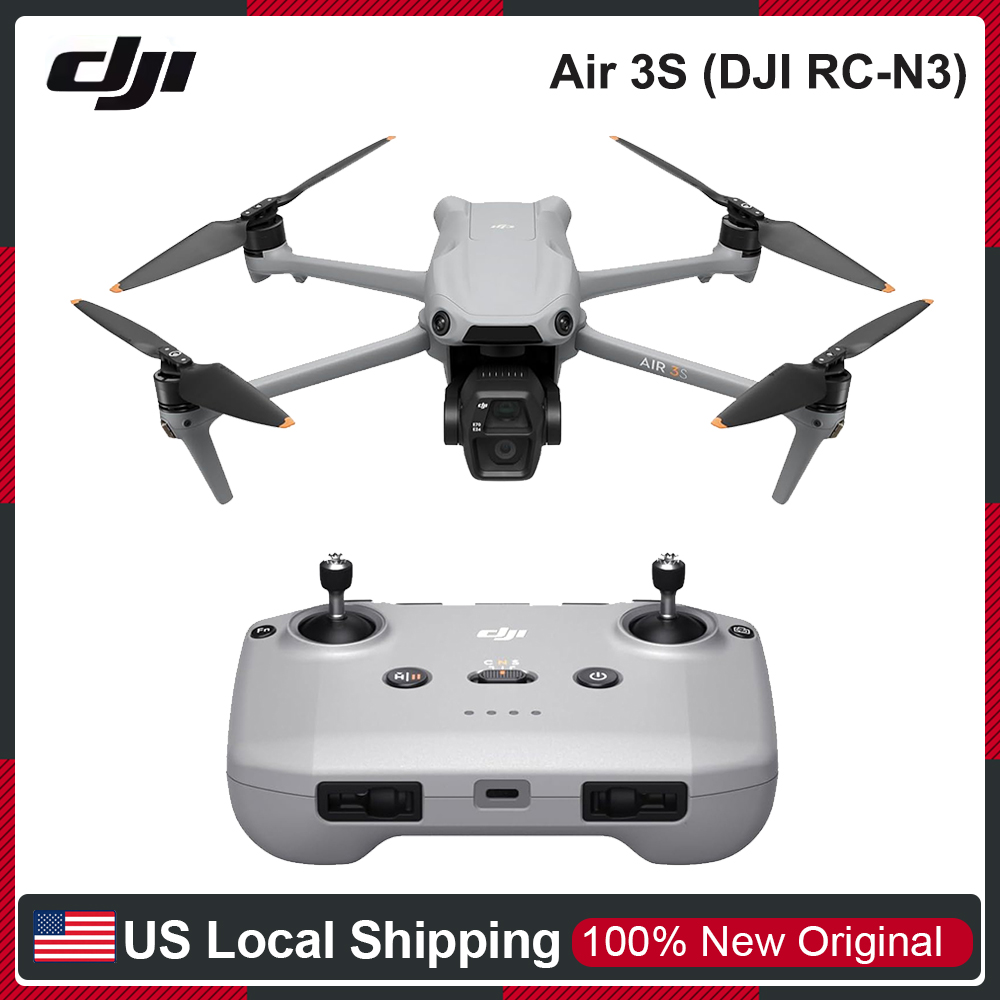 โดรน DJI Air 3S พร้อมกล้อง โดร - Drone Camera Wide Angle บทวิจารณ์และราคา